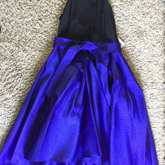 Purple and black Up-down prom dress - Picture 2 of 2